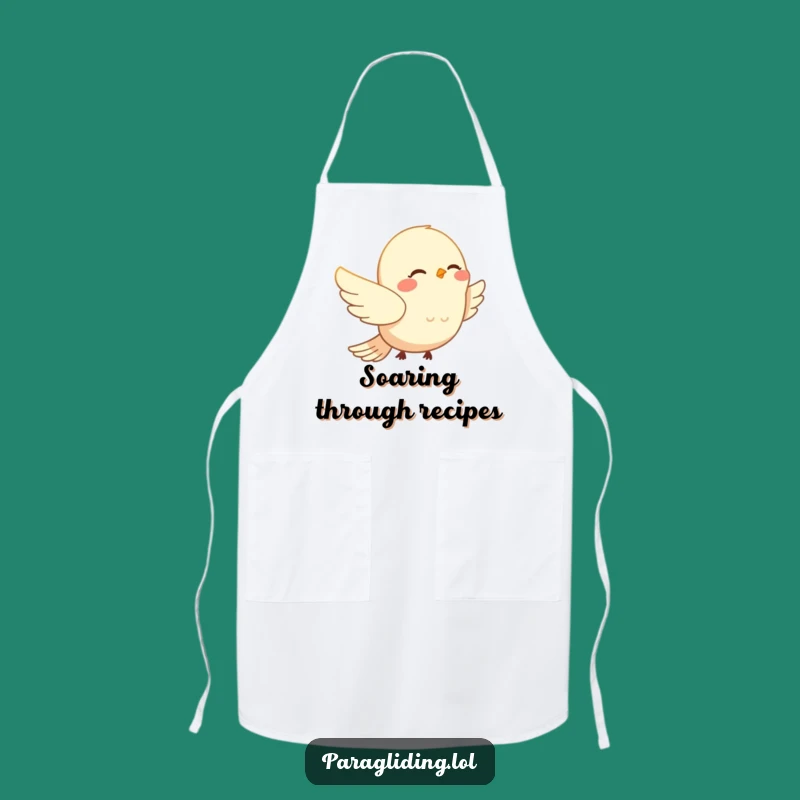 Funny Bird Drift Apron: Peaceful Cook's Sky Protection, Gentle Funny Gift