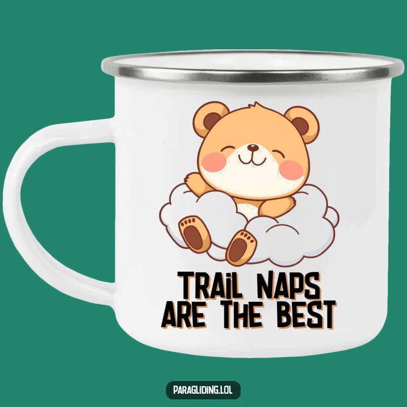 Funny Bear Cloud Camping Mug: Adventure Fuelled by This Funny Gift