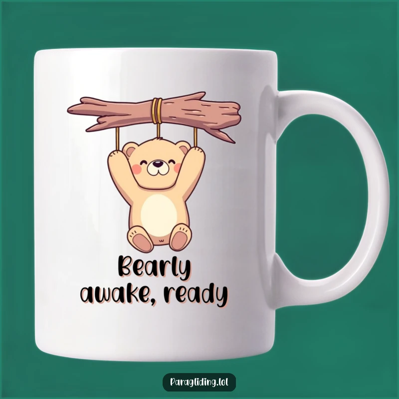 Funny Bear Hanging Mug: Ultimate Relaxation Gift for Bear Lovers