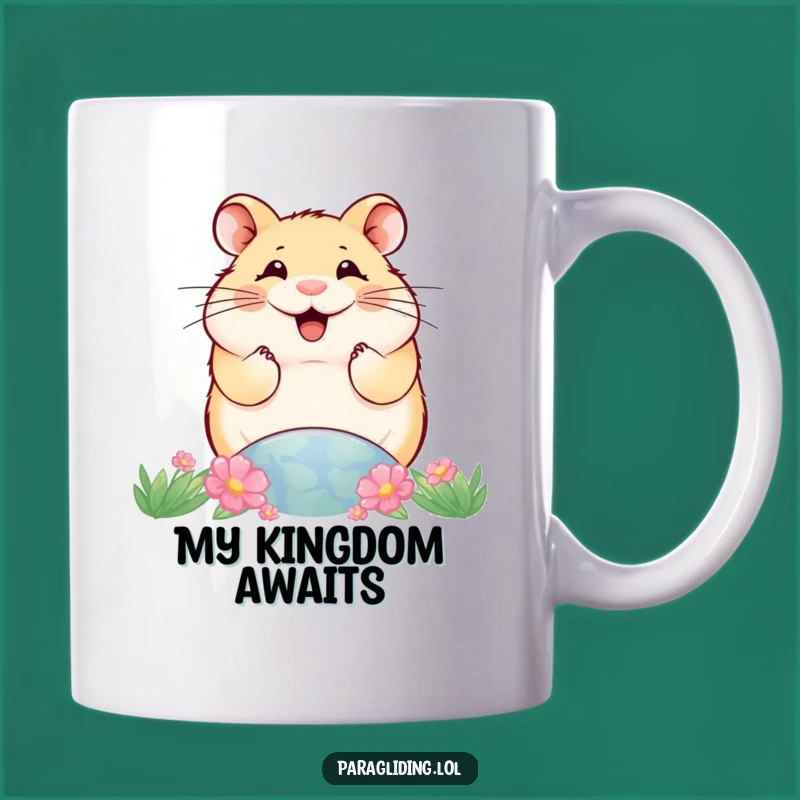 Funny Smiling Hamster World View Mug: A Hilarious Perspective Gift
