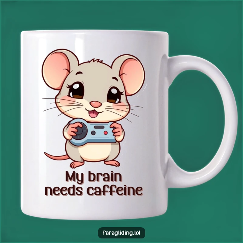 Funny Shy Mouse Gamer Mug: A Perfect Gift for Curious Gamers