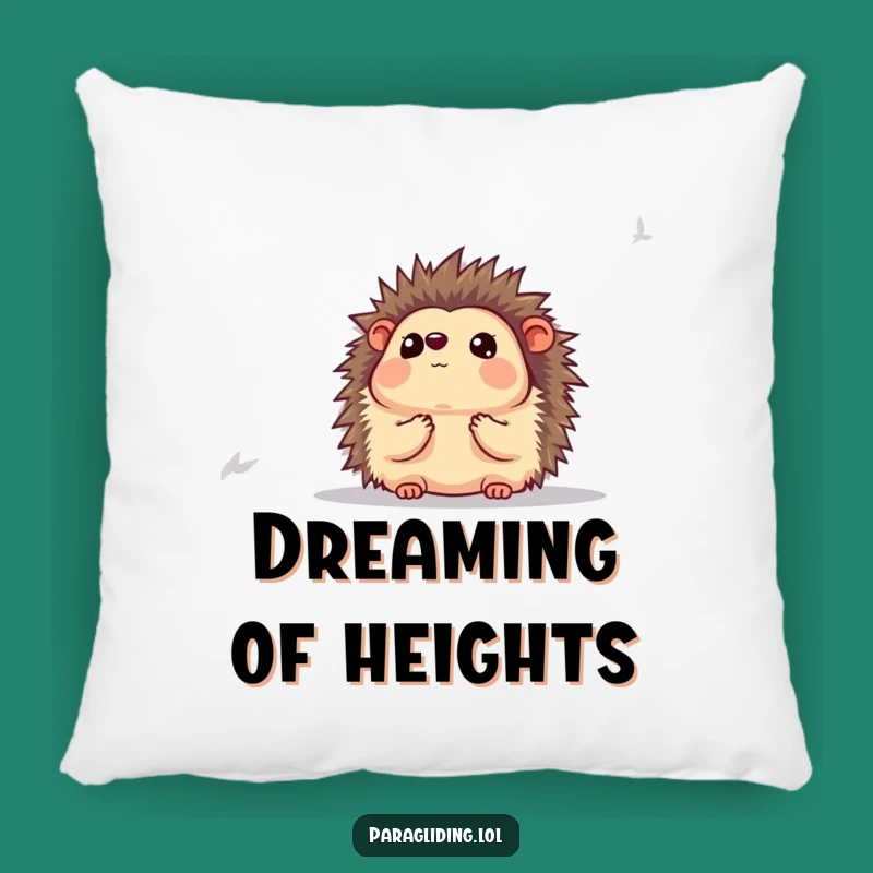 Funny Hedgehog Awestruck Pillow: Snuggle with Wonder and This Hilarious Comfort