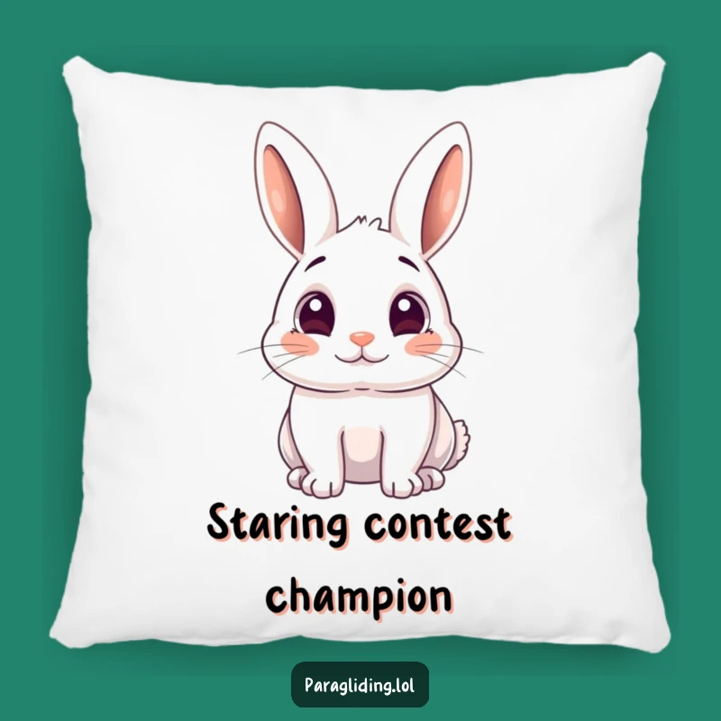 Funny Rabbit Surprise Pillow: Cuddle Up with Astonishment Funny Gift