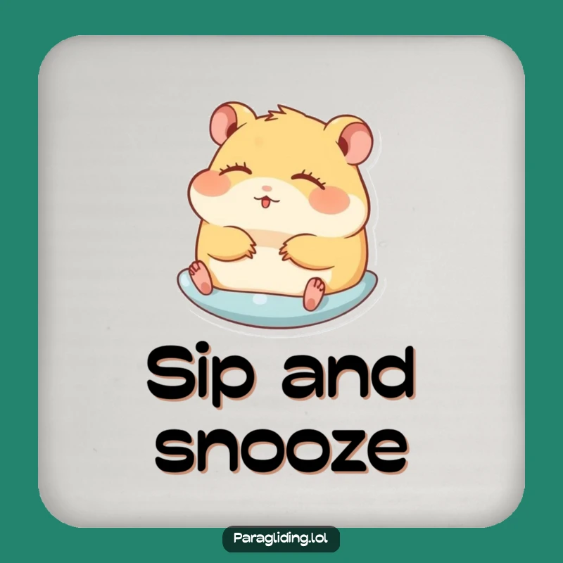 Funny Hamster Gliding Coasters: Protect Surfaces with This Hilarious and Peaceful Decor