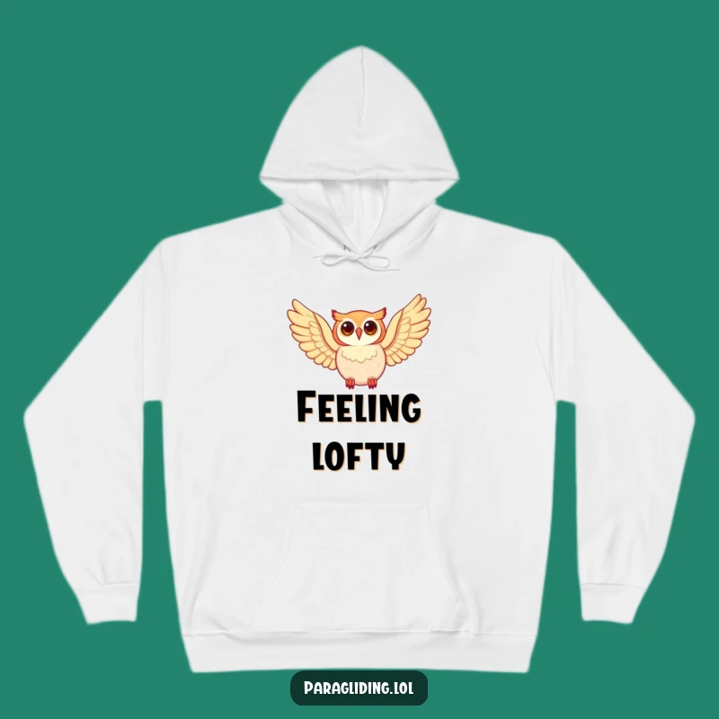 Funny Happy Owl Hoodie: Stay Cozy While You Conquer the Skies!