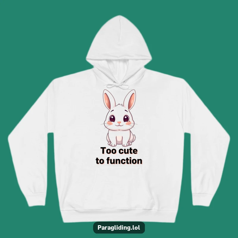 Funny Rabbit Astonished Hoodie: Stay Cozy with This Funny Gift