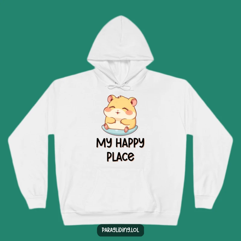 Funny Hamster Gliding Hoodie: Cozy Up with This Hilarious and Peaceful Comfort Wear