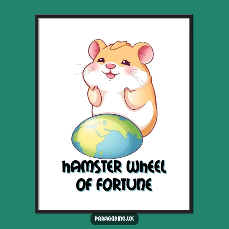 Free Printable Hamster Wall Art - Funny Downloadable Decor for Cheerful Spaces