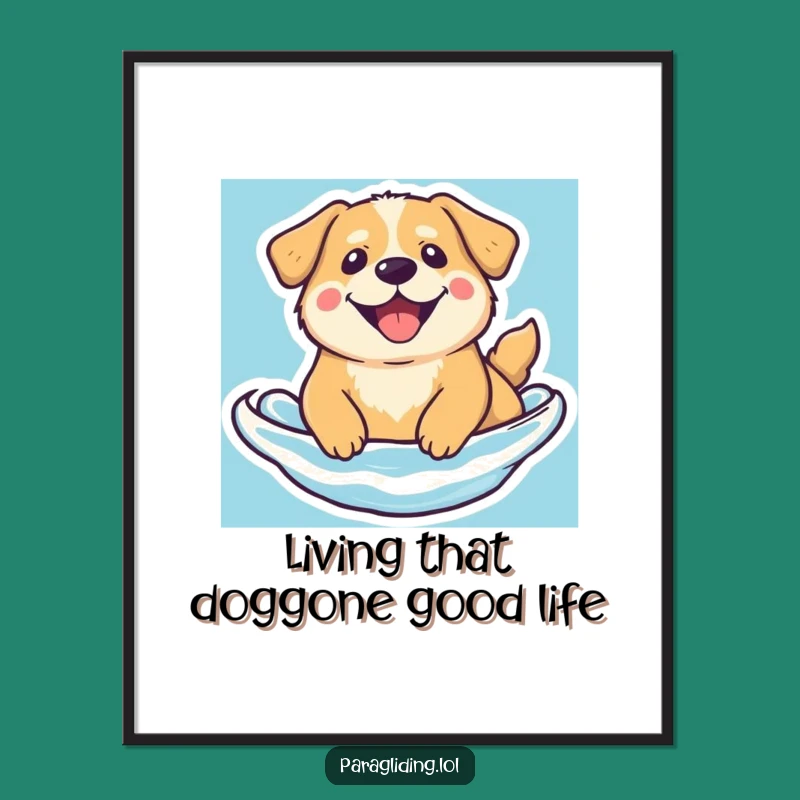 Free Printable Wall Art: Joyful Dog, Hilarious Downloadable Decor for Dog Lovers