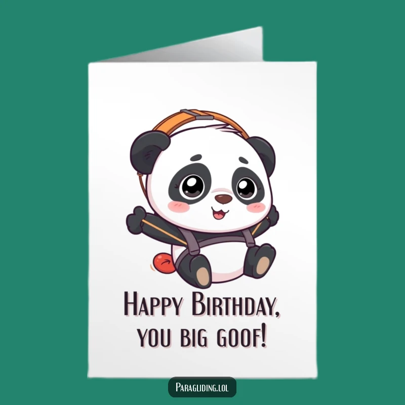 Free Printable Bewildered Panda Birthday Card Funny Downloadable Gift