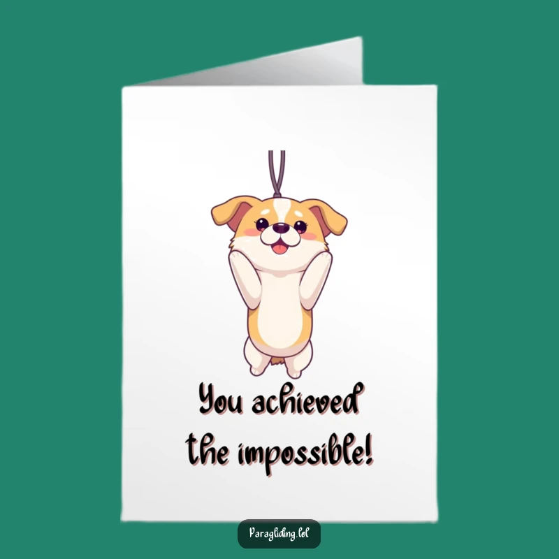 Free Printable Congrats Card: Proud Dog Enjoying View - Funny Downloadable
