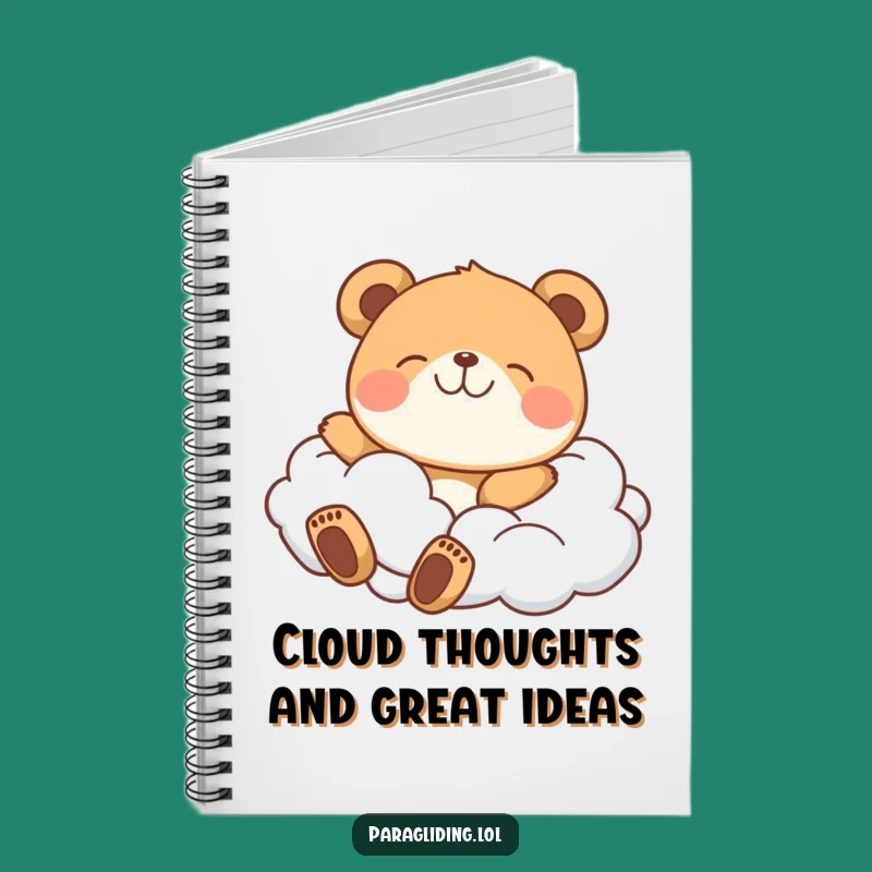 Funny Bear Cloud Notebook: Jot Down Dreams with This Funny Gift