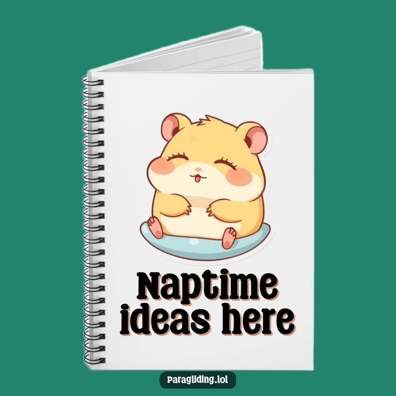 Funny Hamster Gliding Notebook: Jot Down Ideas with This Hilarious and Peaceful Journal
