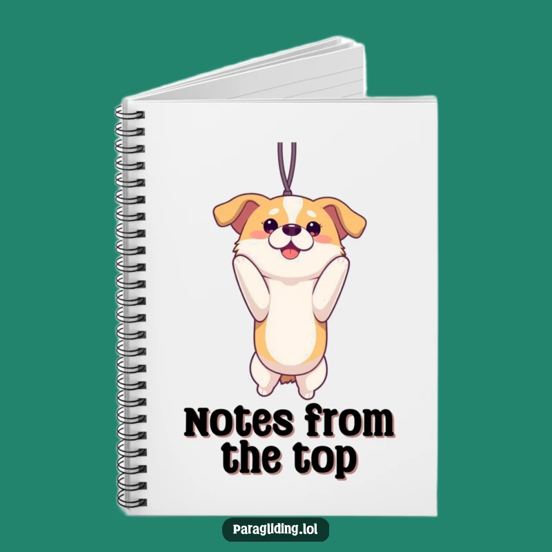 Funny Dog View Notebook: Proud Pup's Adventure Journal, Useful Funny Gift
