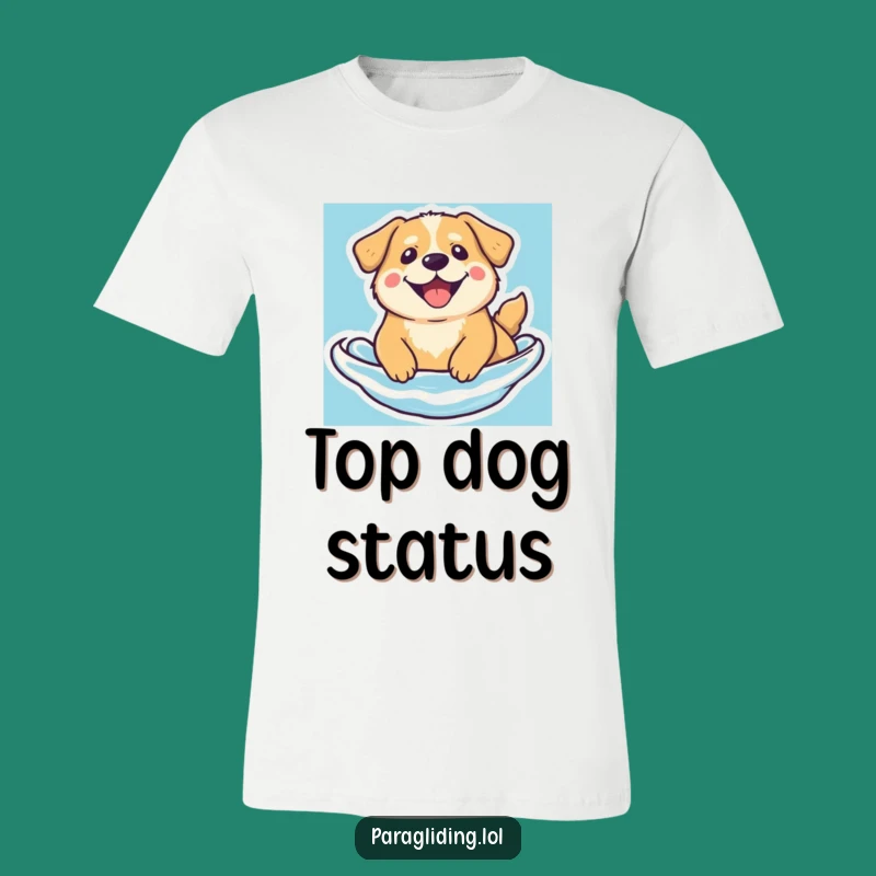 Funny Beaming Dog T-Shirt - Serene Float, Ultimate Funny Gift for Pet Parents