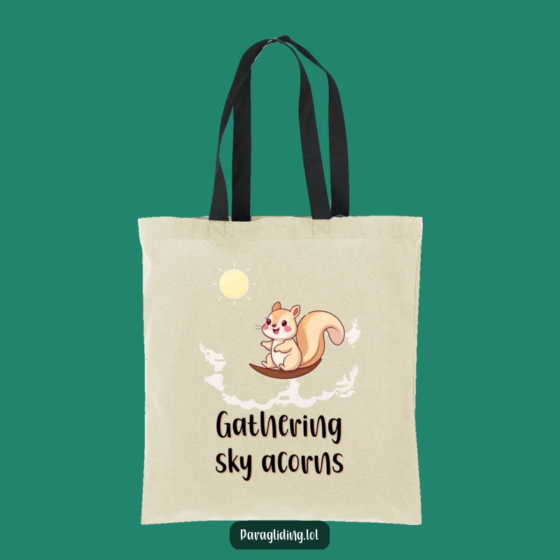 Funny Squirrel Cloud Tote Bag: Happy Sailor's Carry-All - Hilarious Accessory
